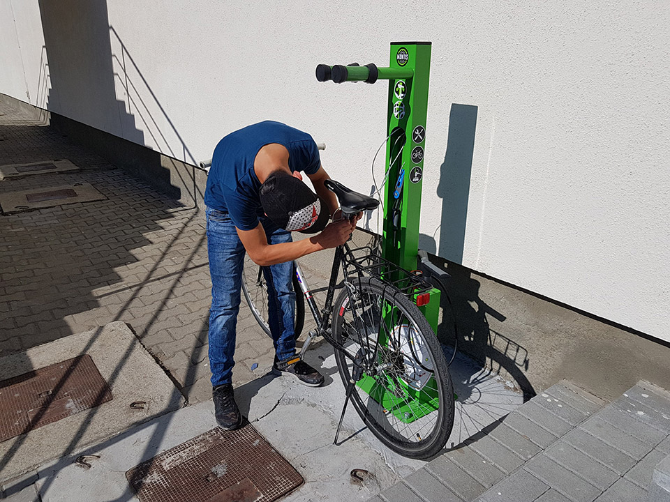Biciklipumpa- és javító felszerelések 